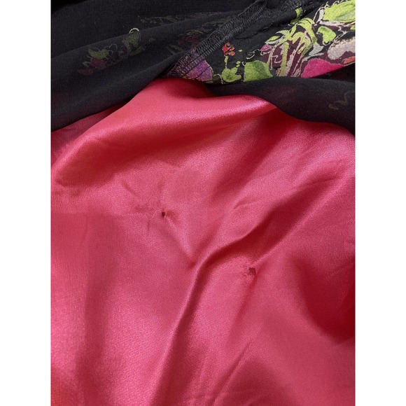 Vtg‎ Chris Hudson Haute Couture Custom Floral Oriental Maxi Mermaid Skirt - Picture 5 of 6